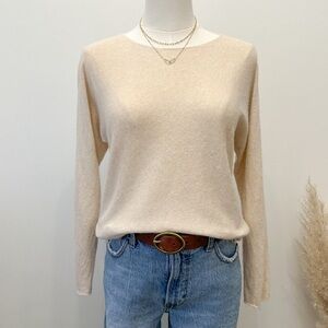 Cream Cashmere Sweater